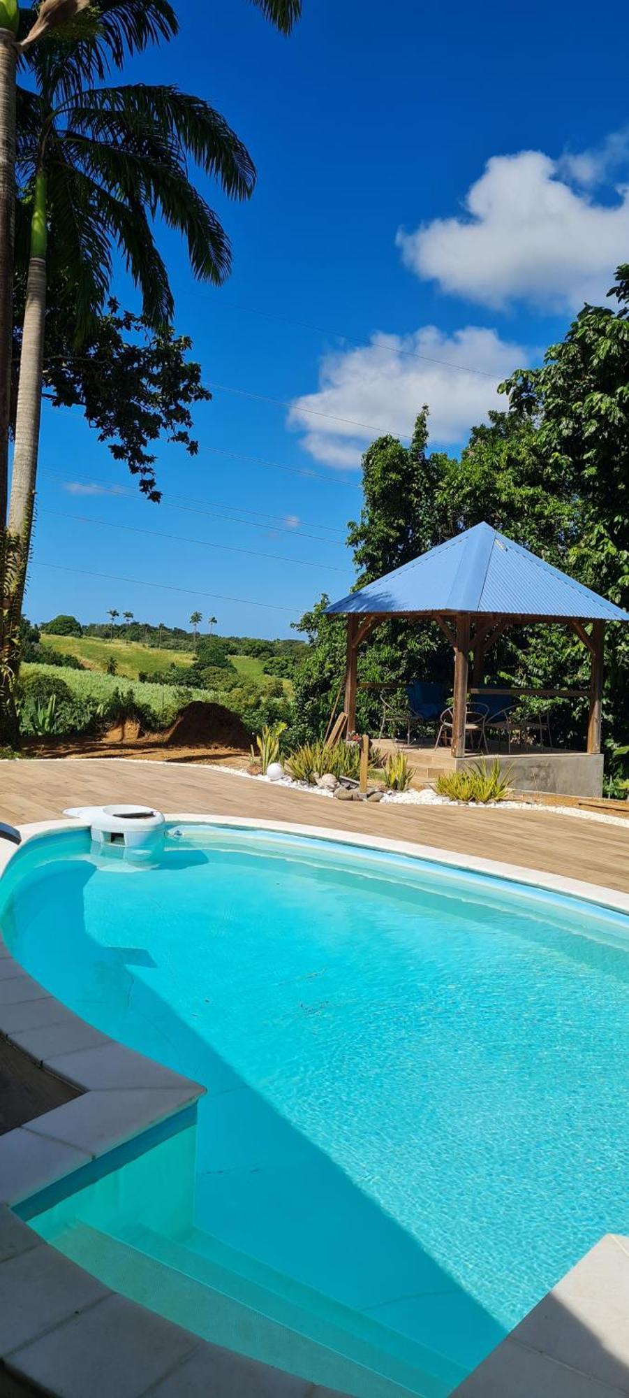 Gite Kaz A Topaze, Piscine, Jardin Tropical ซานต์-โรส ภายนอก รูปภาพ