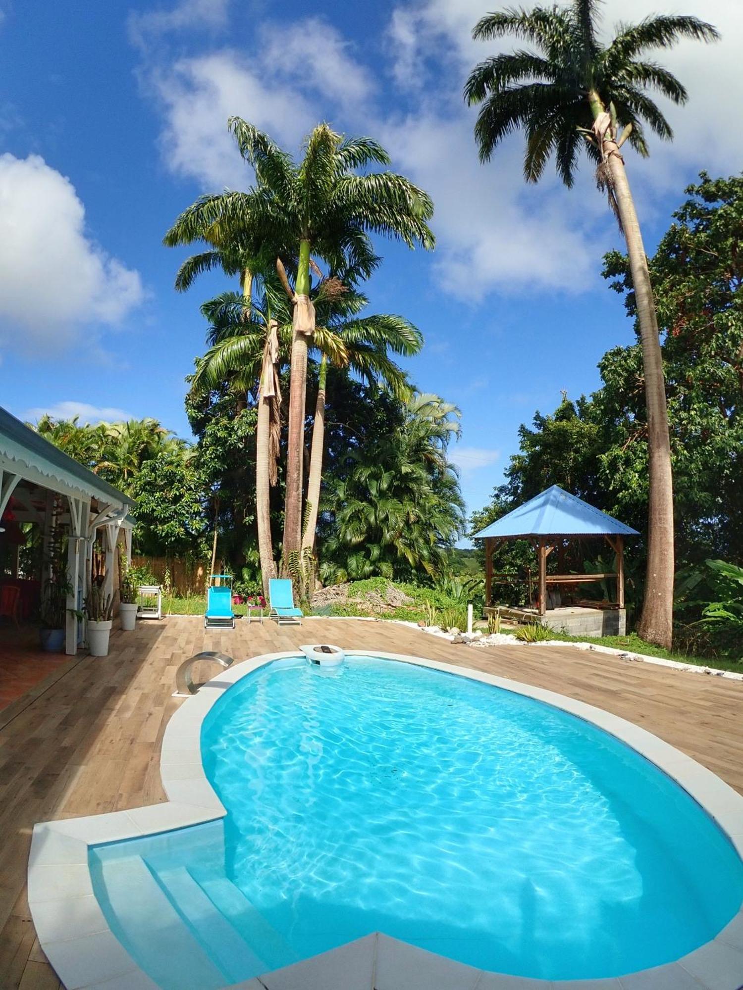 Gite Kaz A Topaze, Piscine, Jardin Tropical ซานต์-โรส ภายนอก รูปภาพ